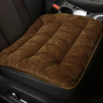 

Universal Soft Car Seat Cushion Plush Seat Cover Front Seat Winter Pads 1 Pc
