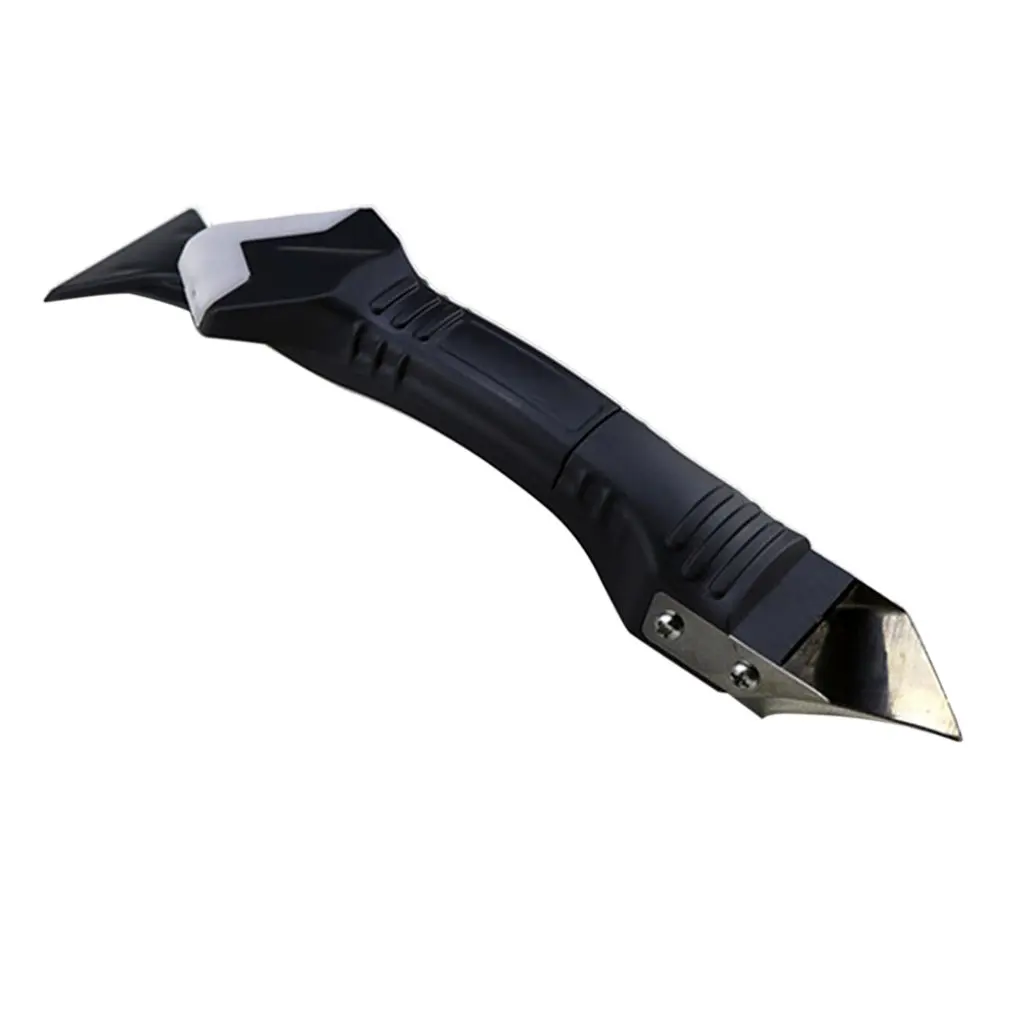 Scraper Shovel Glue Glass Glue Scraper Blade Beauty Sewing Tool Glass Glue Female Corner Scraper Metal Three-In-One