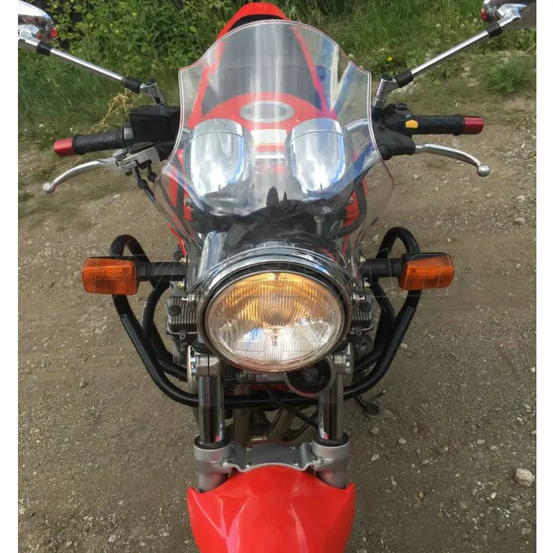 Экран ветрового стекла для 1999 2005 2009-2012 Suzuki SV650 SV1000 SV 650 1000 Боковое крепление для фар - Цвет: Clear