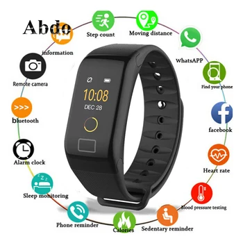 

2020 New Smart Band Waterproof Sport Smart Bracelet Watch Heart Rate Monitor Blood Pressure Fitness Tracker Health Wristbands
