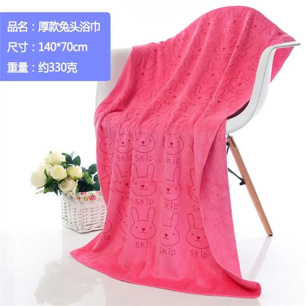 

Rabbit design towel sheet 140X70cm adults bath towel 55X28 inch babies kids towel quilt, 1ea/lot