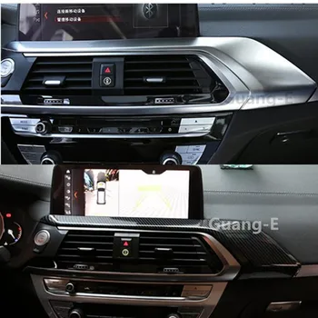 

Car Sticker Central Control Navigation Dashboard GPS Air-Condition Cover Trim Frame For BMW X3 xDrive 25i 28i 30i 2018 2019 2020