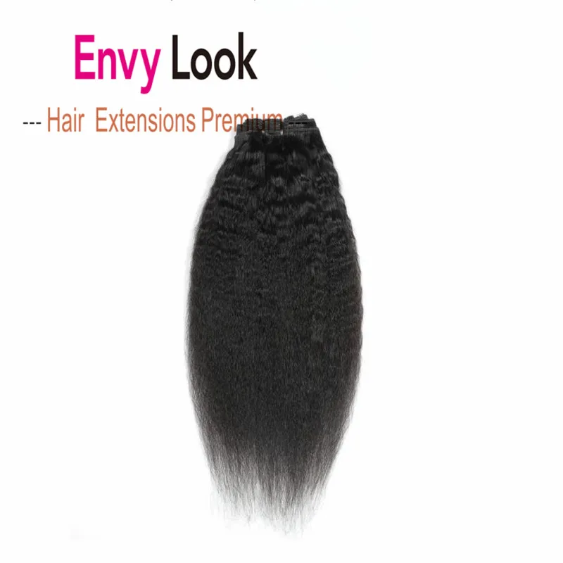 Натуральные Прямые бразильские волосы Envy Look 8 шт. 18 зажимов 120 г| |