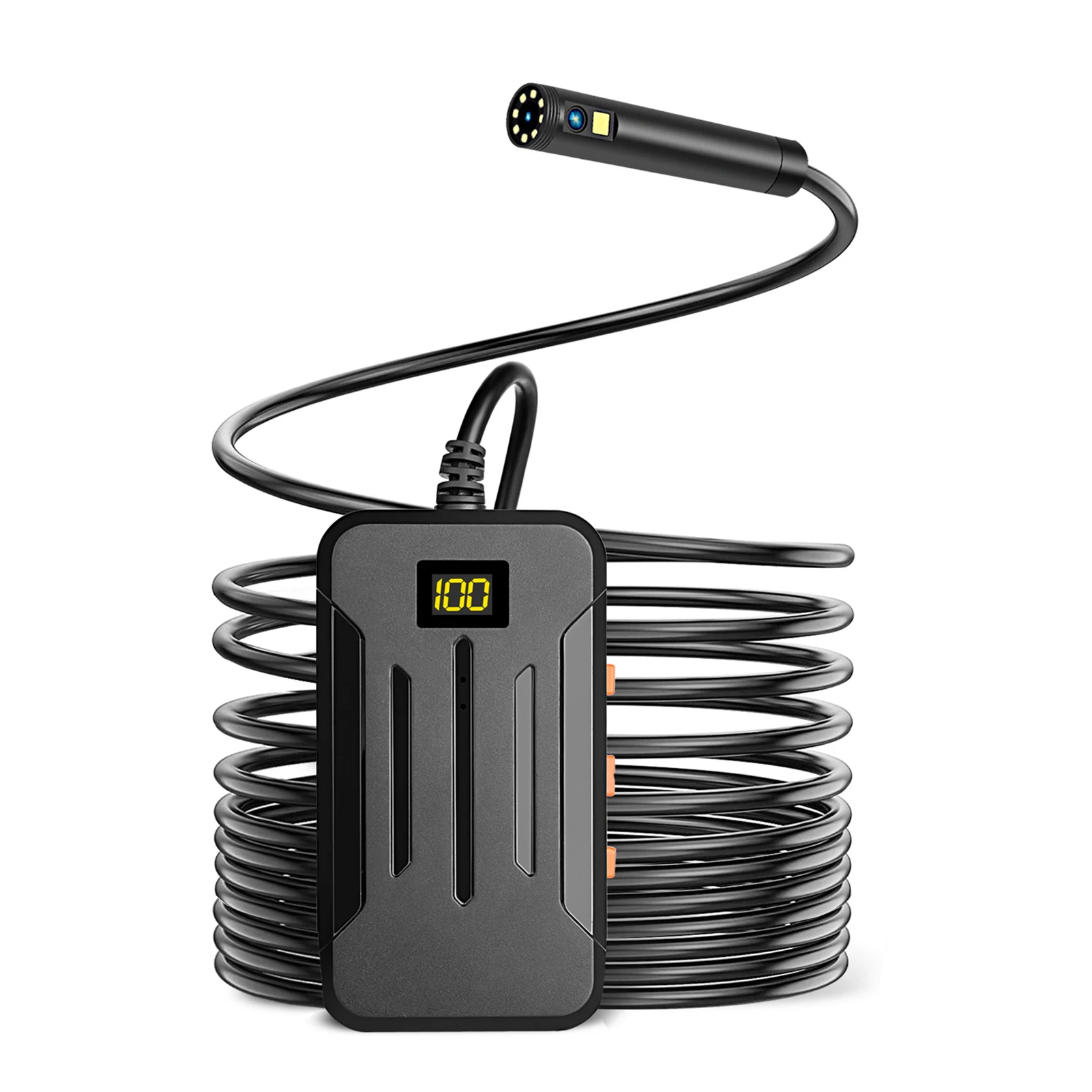 

Industrial Endoscopy Borescope Inspection Camera Supported W-IFI Connected Built-in 9 Brightness Adjustable LED 5.5mm Lens