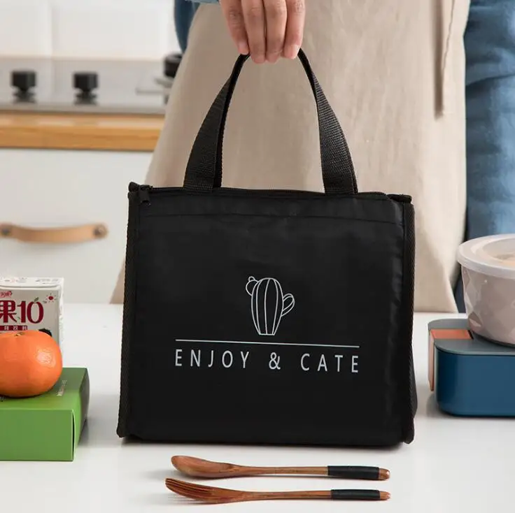 Lunch Bag Bento Bag Insulated Lunch Bag Portable Food Box Storage Bags Oxford Cloth Tote lunch box for men Women Kids Food Rice Storage Pockets