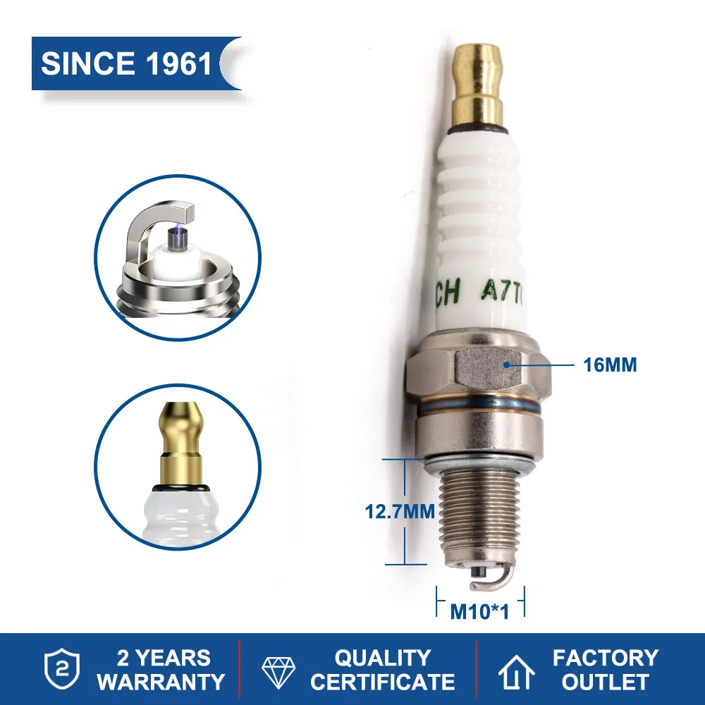 Original Torch A7TC Spark Plug Compatible Candle C7HSA