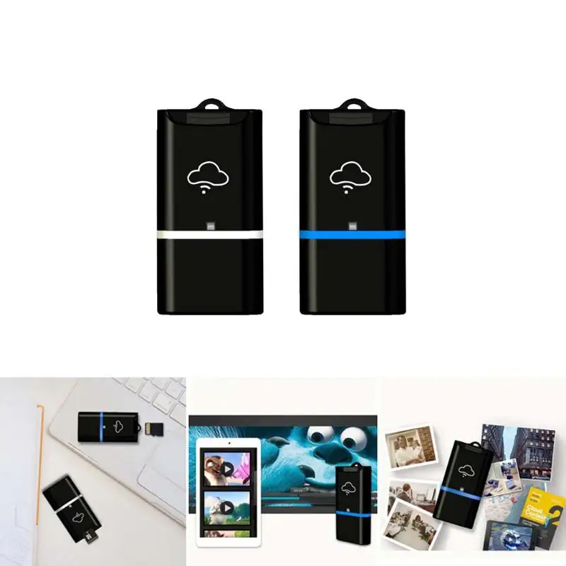 USB беспроводной Wi-Fi флэш-накопитель драйвер TF Micro SD кард-ридер для iOS Windows Android R20