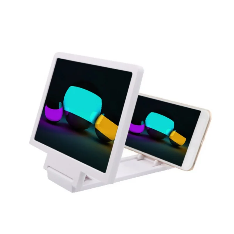  Phone Screen Magnifier 3D Video Amplifier Smartphone Holder Stand Support Bracket