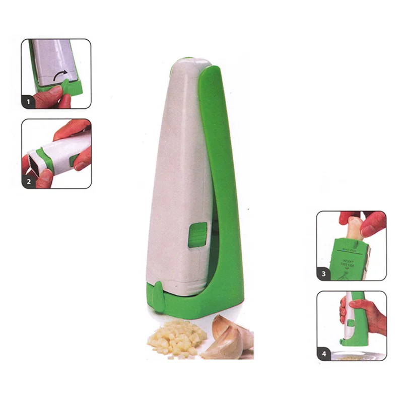 

LHX Multi-Function Garlic Cube Presser Hand Hold Grater Garlic Mincer Onion Fruit Vegetable Tools Kitchen Tools HP1198 g1