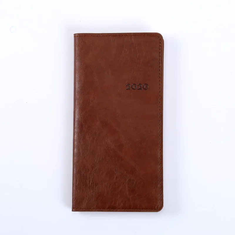 A6 ноутбук искусственная кожа Твердый переплет еженедельник программа Bullet Journal Блокнот подарок Sketchbook дневник - Цвет: Dark Brown