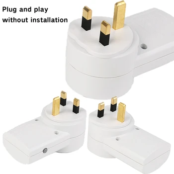 

240v LED Wireless Remote Control Power Outlet Socket Smart Socket High Quality Outlet Switch UK Plug Wireless Remote Control