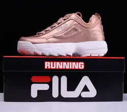 FILA Disruptor II 2 поколения; большие зубчатые туфли на толстой подошве; женские кроссовки; 8 цветов; размеры 36-41