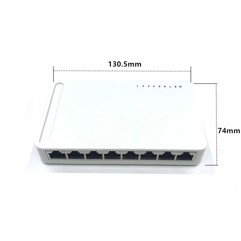 OEM новая модель 8 коммутатор Настольный RJ45 Ethernet коммутатор 10/100/1000 Мбит/с Lan переключатель концентратора 8 портов as