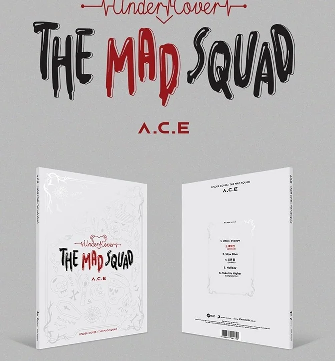 [MYKPOP]~ Официальный~ А. С. Е. 3-й мини-альбом-под обложкой: THE MAD SQUAD, KPOP Fans Коллекция-SA19111903