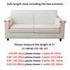 Elastic Sofa Slipcovers Modern Sofa Covers for Living Room Armchair Cover Couch Cover Funiture Protector 1/2/3/4 Seat 2