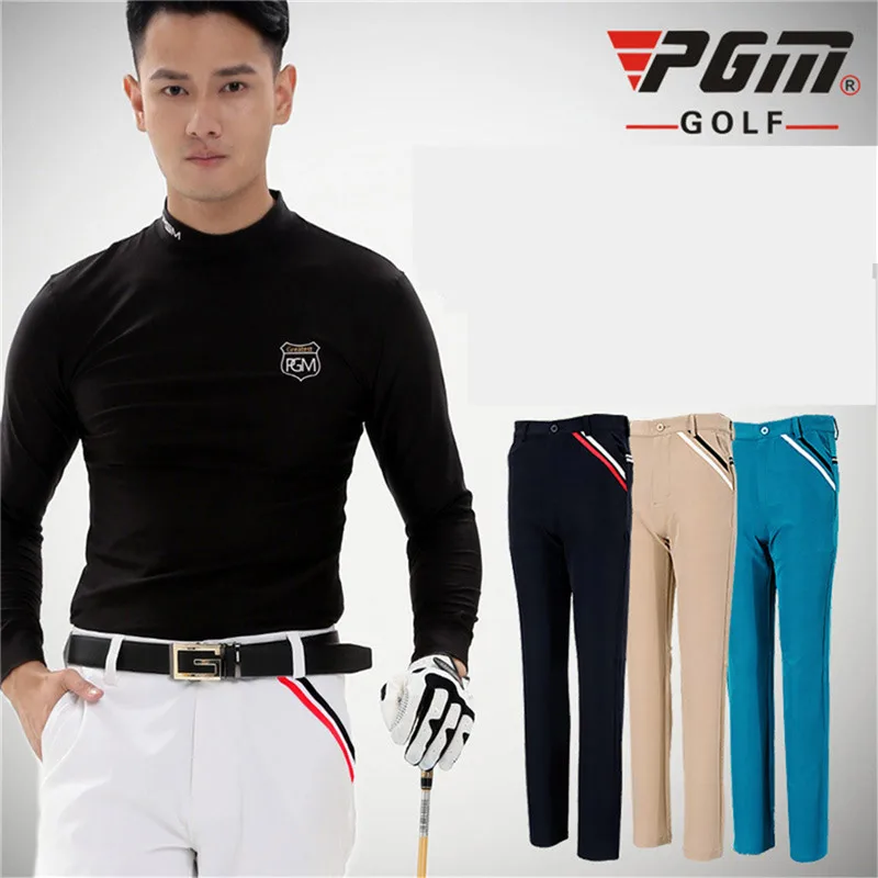 PGM брюки для гольфа, Мужские штаны, эластичные, облегающие, PGM одежда для гольфа, уличные спортивные штаны