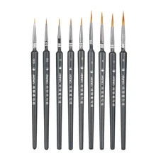 Гуашь, акварель черная ручка-Закладка Набор студенческий водонепроницаемый ход волк ручка мягкий мех очень тонкие акриловые принадлежности художественные Кисти