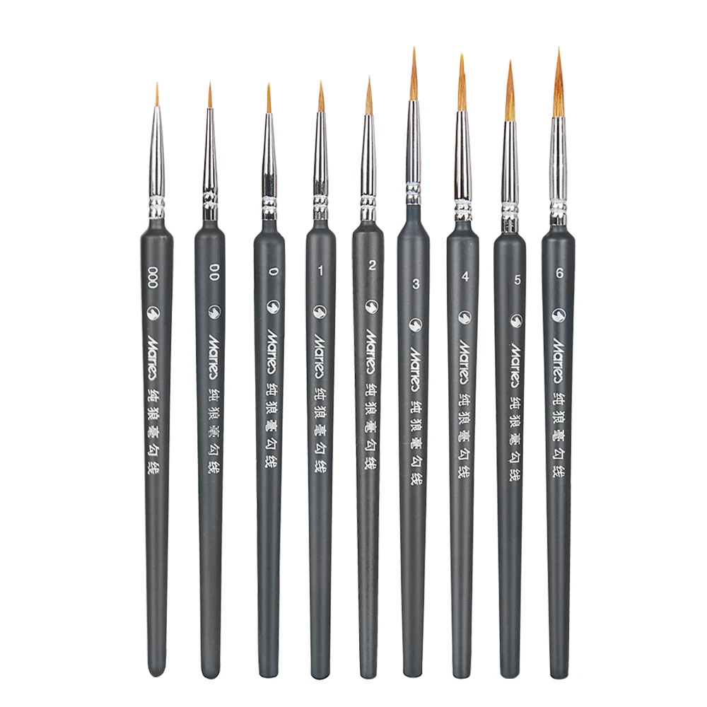 Гуашь акварель черный крюк линия ручка набор студенческий водонепроницаемый ход