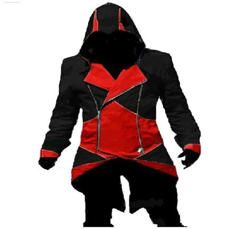 2009 Fashion Halloween Cartoon Assassin Creed Connor Cartoon Jacket Game Suit Costplay Clothing