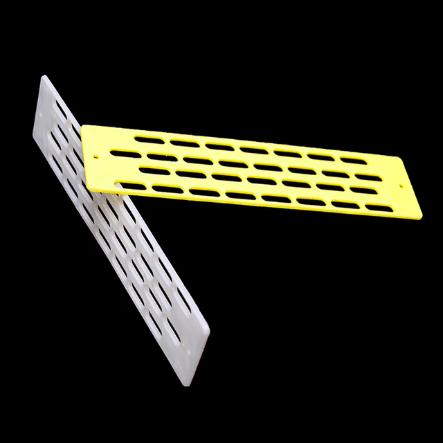 20 db Méhek Szerszám Műanyag Menekülés Elleni Légyfutásgátló Lemezek Sárga Fehér Lyukak Spacer Méhészeti Felszerelés Szerszámok Kellékek - Image 4