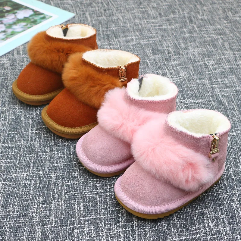 Зимние сапоги из натуральной кожи с мехом|baby shoes|boots for babywinter baby boots |