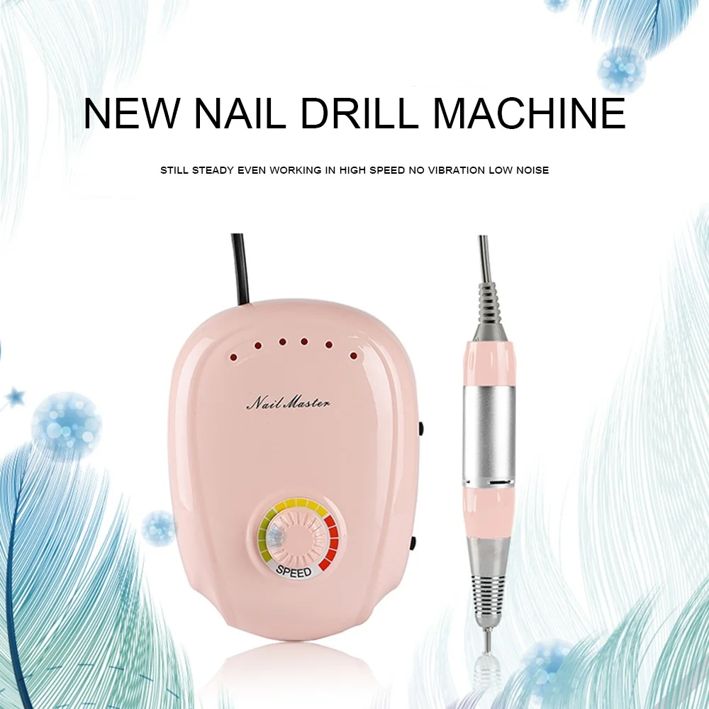 

35000RPM Electric Nail Drill manicure Machine File New Version of Copper Handle Nail Tool Kit Electric Nail File with Cutter