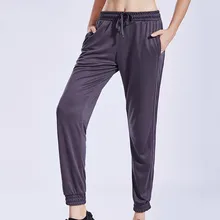 Новые спортивные брюки женские свободные дышащие повседневные для похудения и йоги фитнес бег закрытый рот длинные брюки