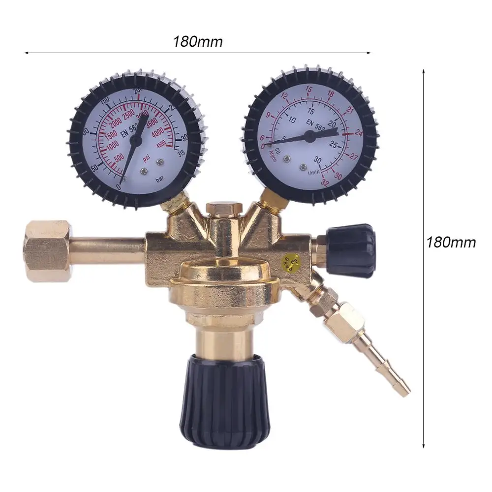 

Universal Carbon Dioxide Pressure Reducer Professional Non-Heating Design CO2 Valve Regulator Gas Pressure Regulator