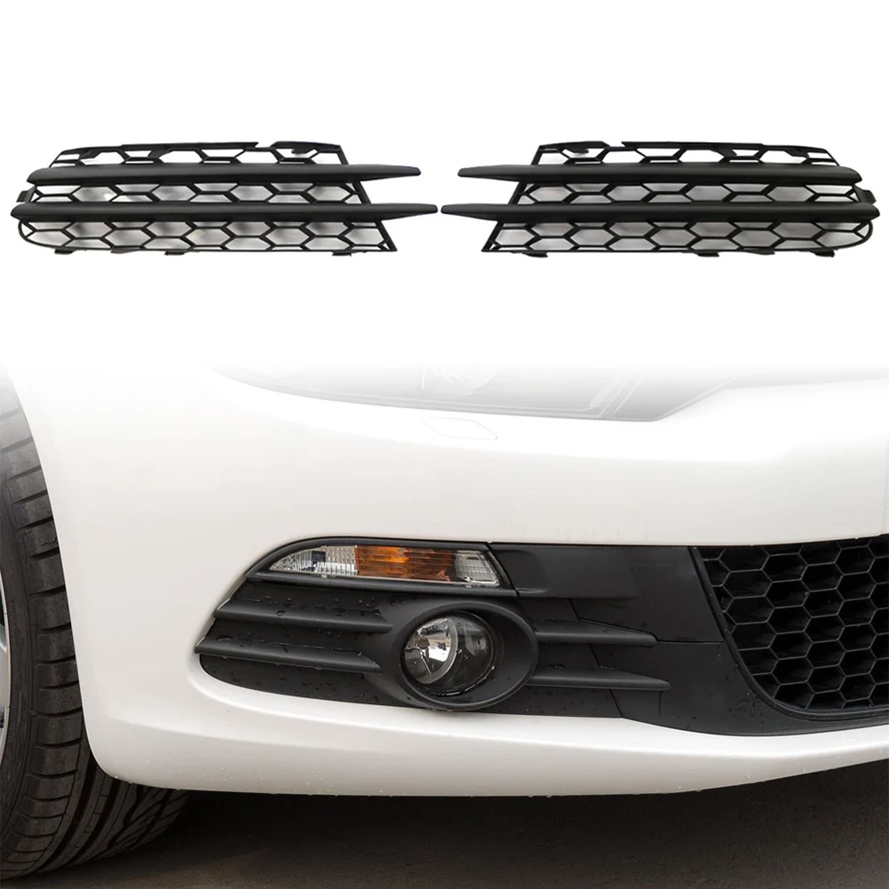 

2Pcs Car Honeycomb ABS Front Lower Bumper Mesh Fog Light Grille For VW SCIROCCO 2008 2009 2010 2011 2012 2013 2014