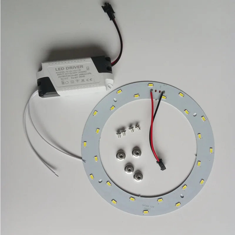 

LED Ceiling Lamp Ring Light Source 6W12W15W18W Ceiling ABS Board Light Source LED Conversion Kit