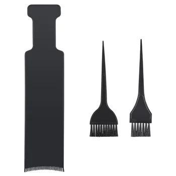 

Lurrose 3pcs Long Board Hair Coloring Comb Hairbrush with Brushes for Dyeing DIY Hairdressing Tint Hair Brush Tool (As Shown)