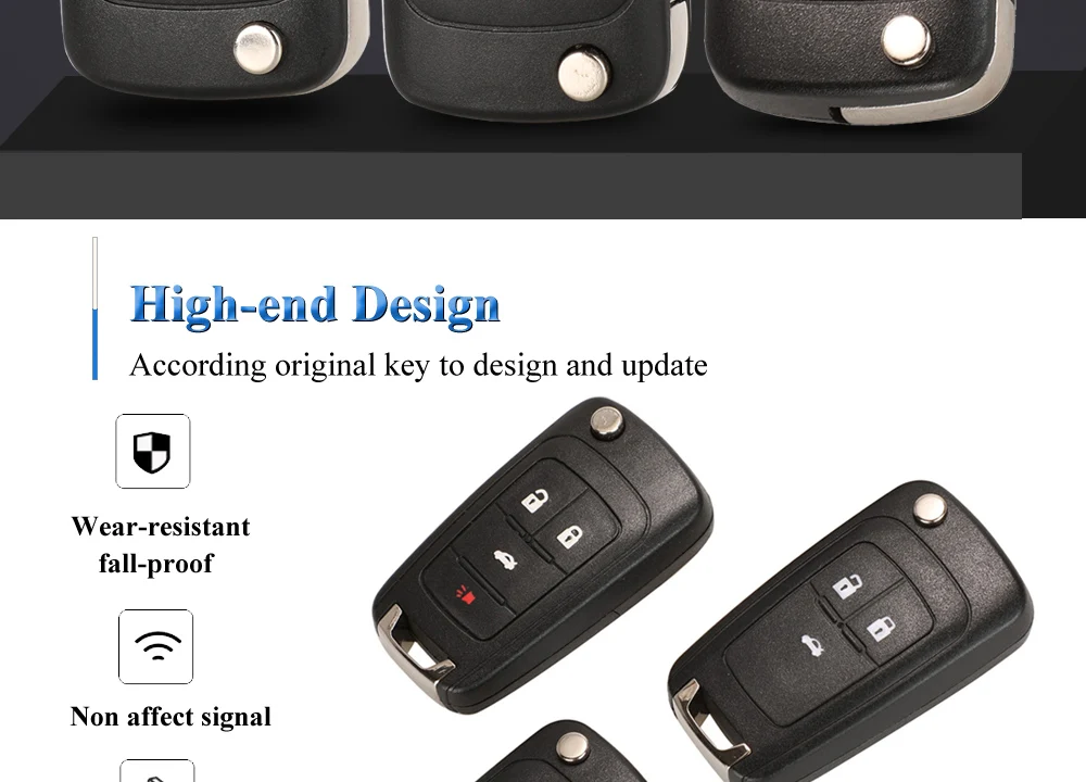 Keyforkess Keyless Go Car Completa di Smart Chiave di Vibrazione A Distanza per Chevrolet Cruz Aveo Camero Malibu Buick Verano Encore 315Mhz ID46 Circuito Integrato - H868a4b5ac3d3478a804bcaaf693df2feo