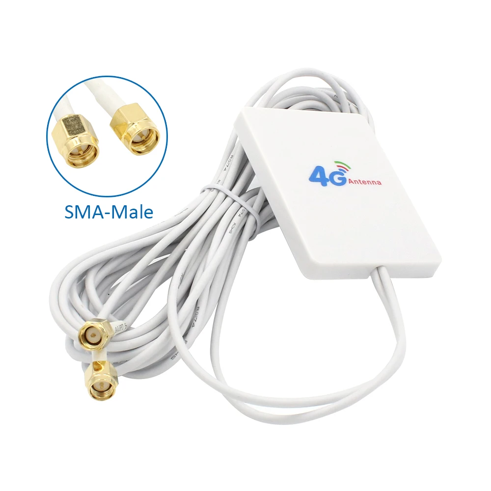 4G LTE flat antenna WiFi 4G antenna 3M TS9 SMA male crc9 connector compatible with Huawei ZTE router modem antenna 3M Cable compatible for camera dj drone shutter release cable micro 15p pcb connector multi terminal 15pin usb connector