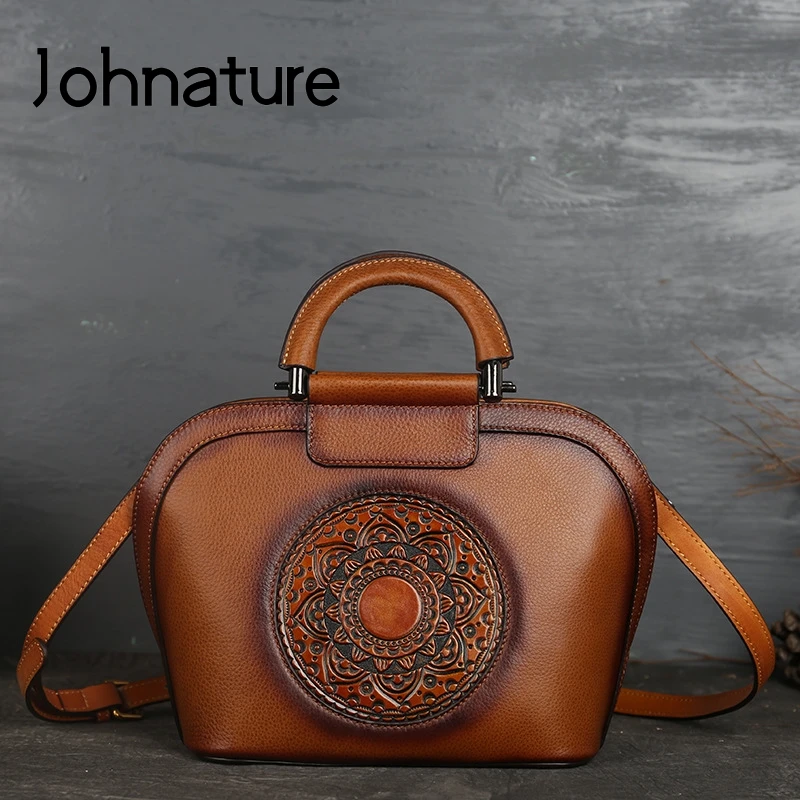Johnature роскошные сумки женские дизайнерские 2020 новые ретро ручная работа Тотем