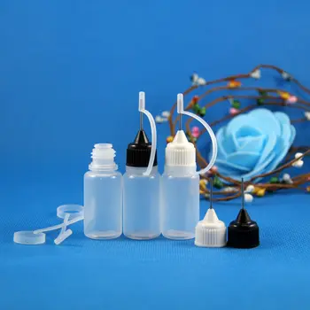 

50pcs 3ml 5ml 10ml 15ml 30ml 50ml Plastic Squeezable Drop Bottle Metal Dropper Needle Tip Liquid Cig Oil E juice Fill container