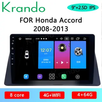 

Krando Android 10.0 9" IPS Full Touch Car Multimedia Radio for Honda Accord 2008-2013 Audio DSP WIFI Navi Bluetooth Carplay GPS