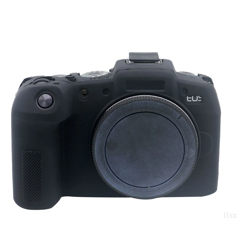 Высококачественный мягкий силиконовый защитный чехол для Canon EOSRP аксессуары для камеры - Цвет: BK