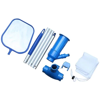 

Swimmer Pool Skimmer Set Kit Pool Vacuum Cleaner for Swimming Pool Maintenance Pond Fountain Cleaning, Leaves