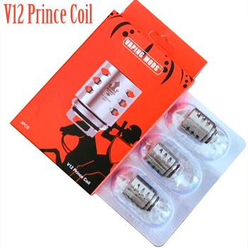 

Vapeing Mods V12 Prince Coil Head With Mesh Coil T10 Q4 Coil Vaporizer Coil