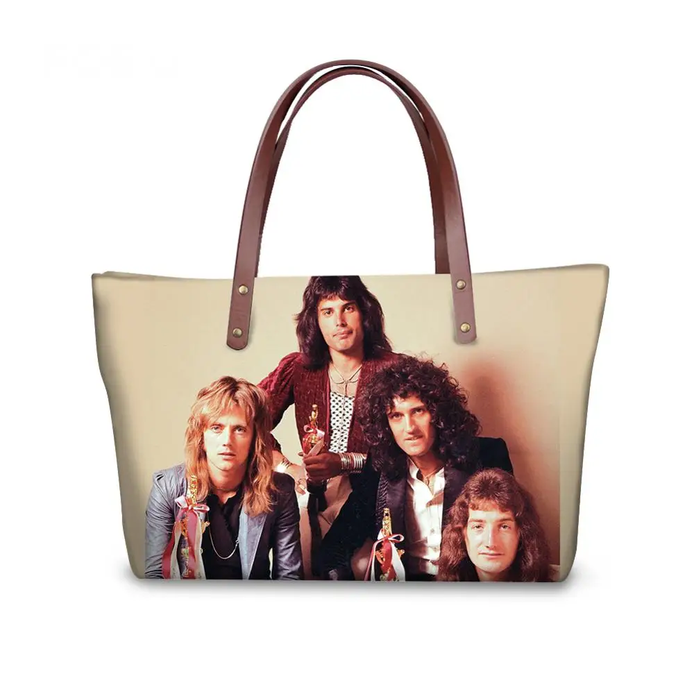 Крутая женская сумка-тоут для женщин, королевская группа Фредди Меркурий, сумка через плечо с принтом для покупок, женская сумка, Большая вместительная сумочка - Цвет: CDGX969AL