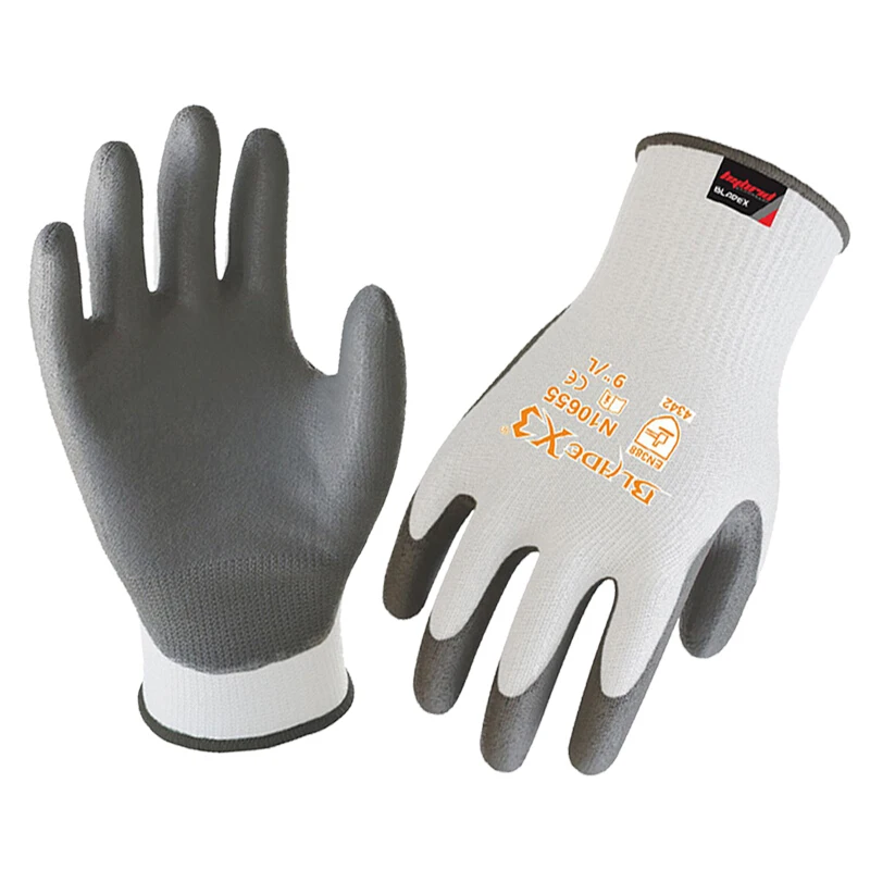 

1 X Pair Cut Resistant Work Glove Glass Handing Labor Glove HPPE Anti Cut Safety Protective Gloves fishing gloves