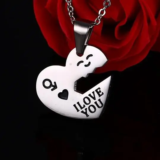 Новые модные ювелирные изделия Looker Fate Love ожерелье из нержавеющей стали 316L черное