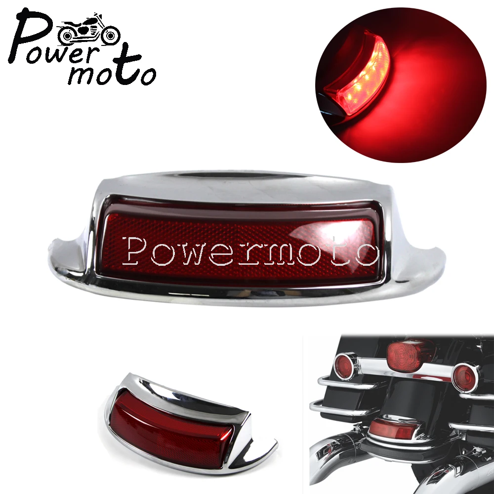 

Задняя фара заднего хода, стоп-сигнал для Harley Touring Electra Glide Road King FLHTC FLHTCU FLHTK, мотоциклетный светодиодный фонарь для крыла
