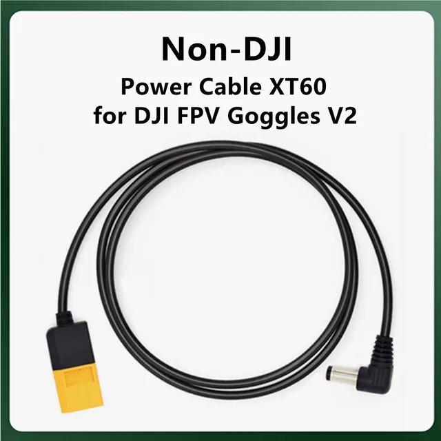 Noname DJI Digital FPV Goggles Power Cable XT60