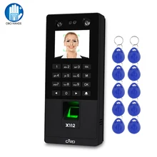 TCP/IP/USB Biometric Facial Access Control System Software RFID Keypad Support Fingerprint Face Password Time Attendance Machine