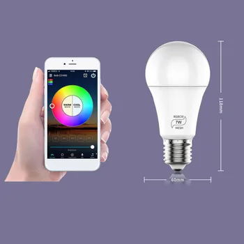 

7W Bluetooth Mesh Full Color Bulb