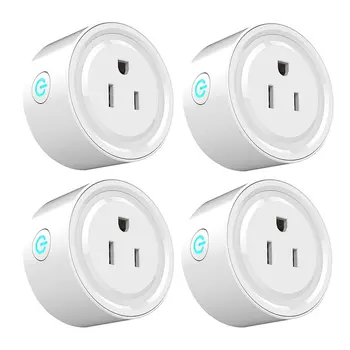 

1 pcs Mobile phone switch timing plug voice control socket US standard socket wifi smart socket Smart plug