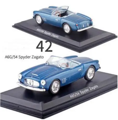 1:43 Масштаб металлический сплав классический Maseratis гоночный ралли модель автомобиля литые автомобили игрушки для коллекции дисплей для детей Подарки - Цвет: 42