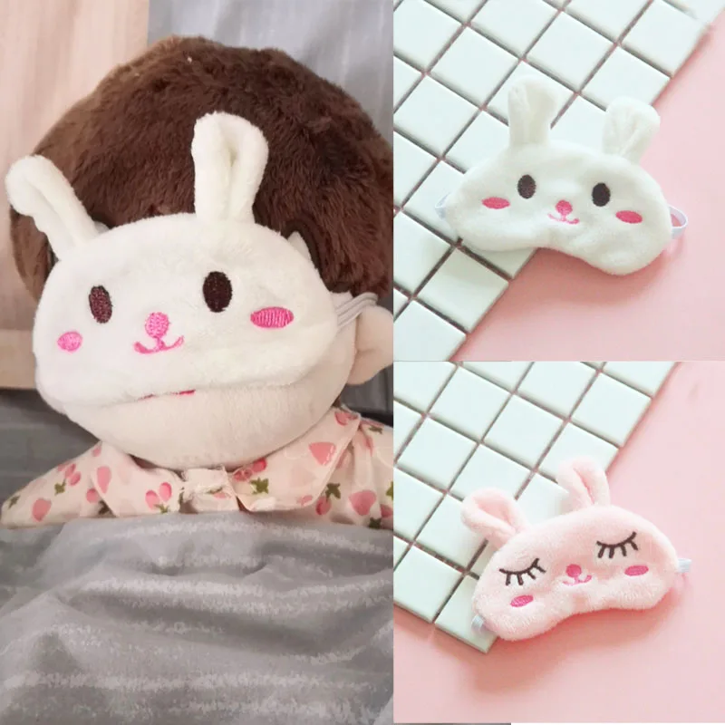 Little white rabbit 20cm eye patch baby dress Exo love bean doll cute pink | Игрушки и хобби