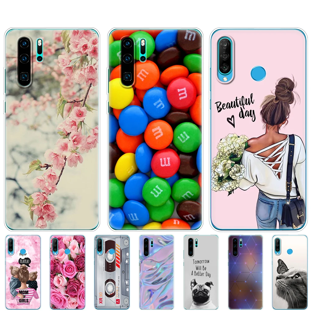 case for Huawei P30 Pro Case P30Pro Silicone TPU Phone Back Cover On VOG-L29 ELE-L29 P 30 Lite | Мобильные телефоны и